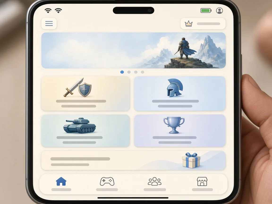 Pak Super mobile homepage showing clear game category navigation